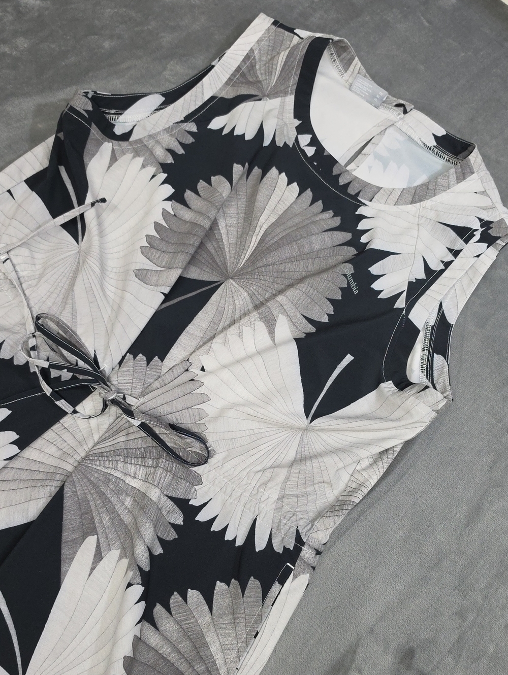 Columbia Black & White Floral Tennis Dress XL